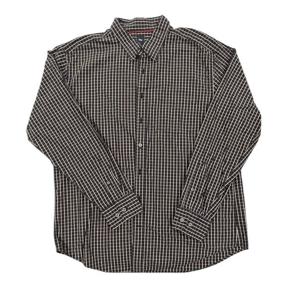 Gap Checkered Long Sleeve Button Down Shirt - Men's Size XL - Picture 1 of 4